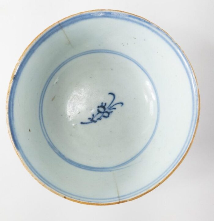 antique chinese blue and white provincial porcelain bowl 6