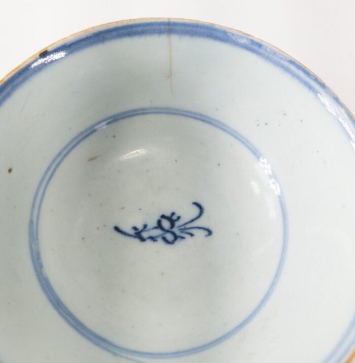 antique chinese blue and white provincial porcelain bowl 7