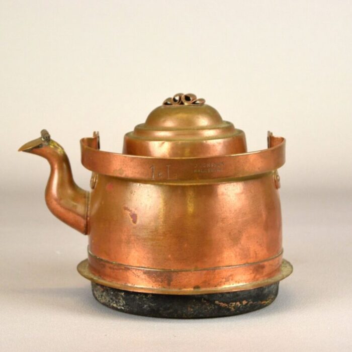 antique copper kettle 1