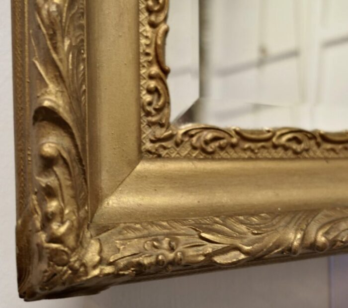 antique gilt wall mirror 1890s 3