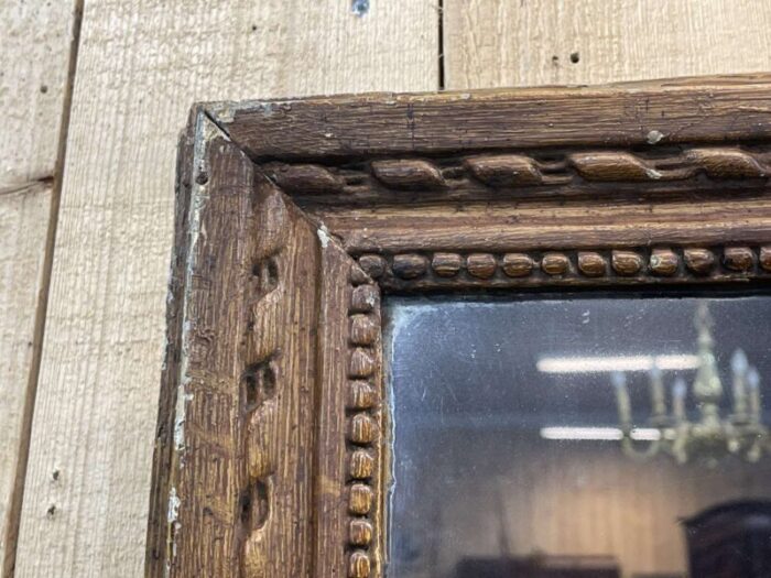 antique mirror in gilded wood 10