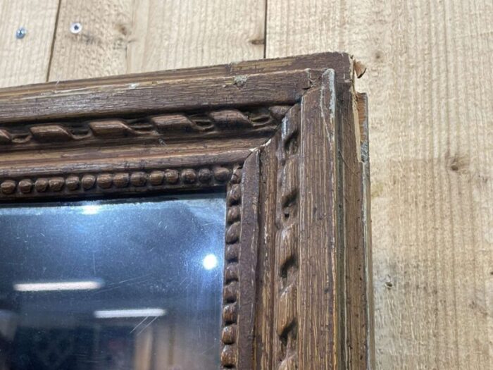 antique mirror in gilded wood 7