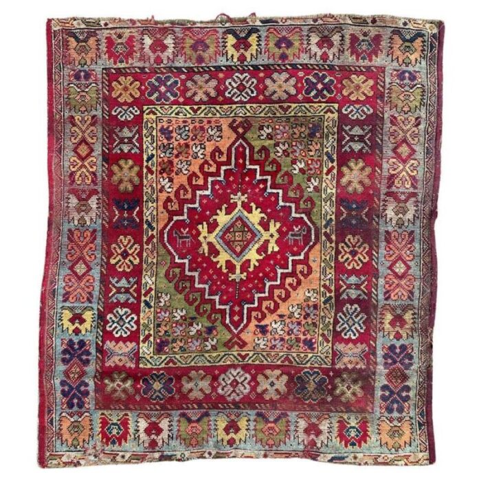 antique moroccan rabat rug 1890s 1