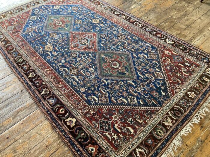 antique qashqai rug 1890s 4