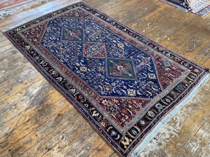 antique qashqai rug 1890s 5