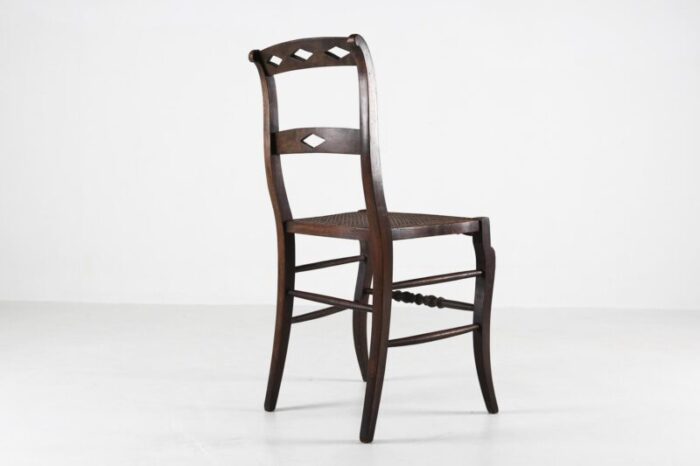 antique wooden chair 1850s 0058