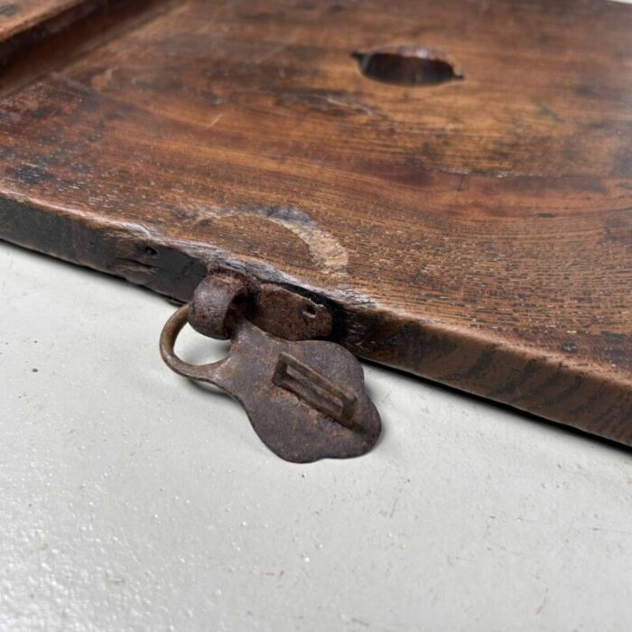 antique wooden zenibako temple offering box 1890s 8