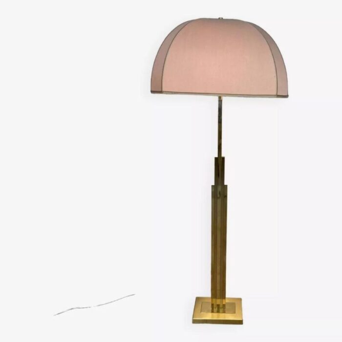 art deco brass floor lamp 8894