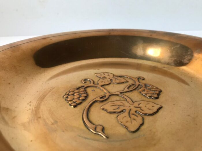 art deco bronze dish from aegte ildfast 1930s 2