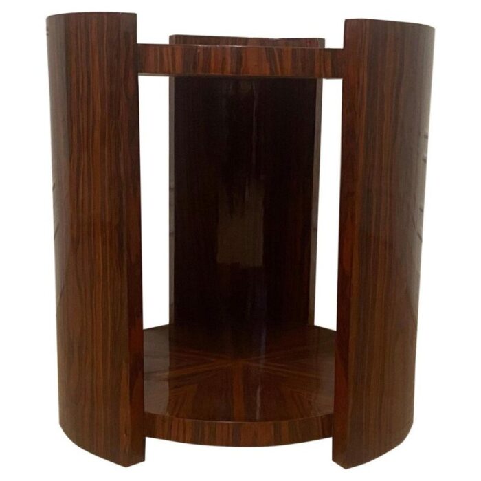 art deco mahogany pedestal table 5159