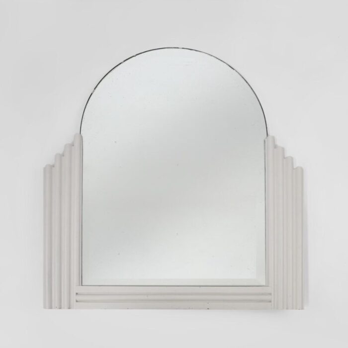 art deco mirror in wood france 1930s 4466