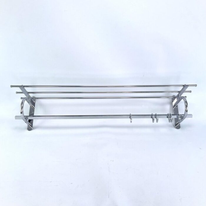 art deco modernist bauhaus coat rack in chrome 1930s 5