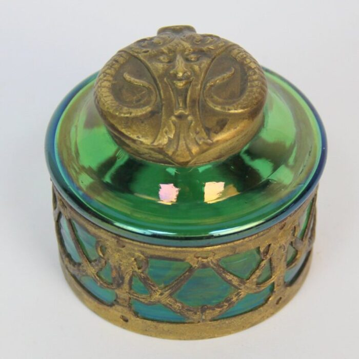 art nouveau inkwell by loetz 1890s 4