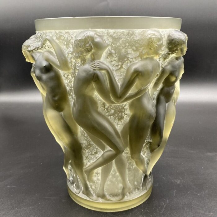 bacchantes vase in gray glass 1924 11