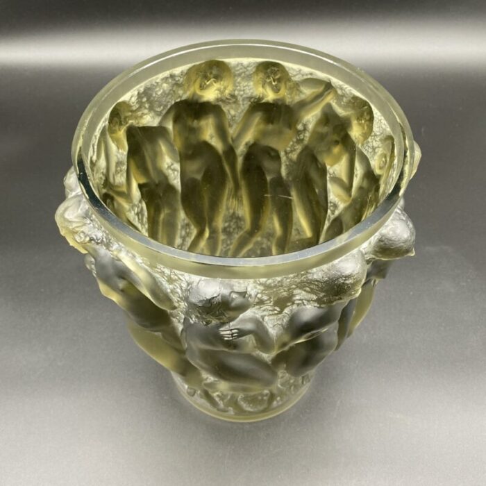 bacchantes vase in gray glass 1924 13