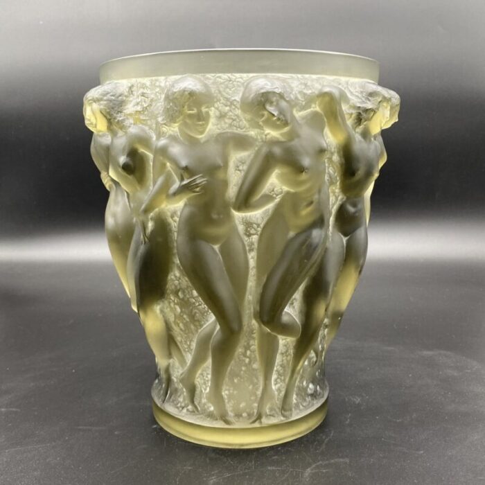 bacchantes vase in gray glass 1924 2