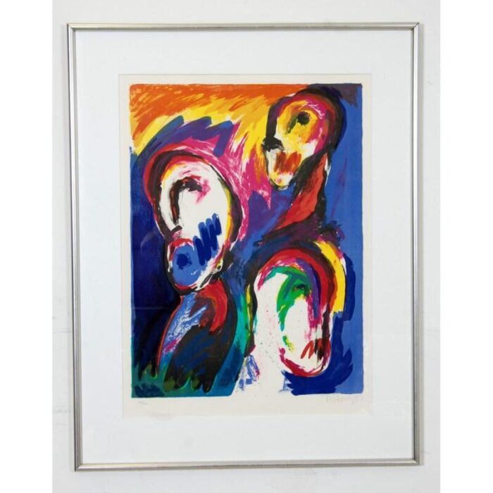 barry lereng wilmont composition lithograph framed 6393