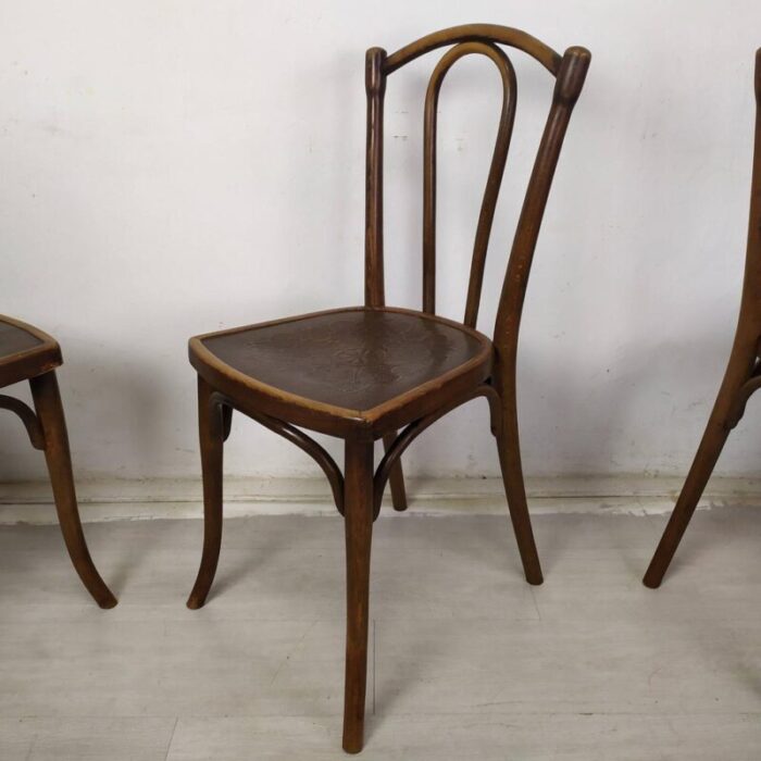 bistro chairs by michael thonet for thonet 1890s set of 6 1152