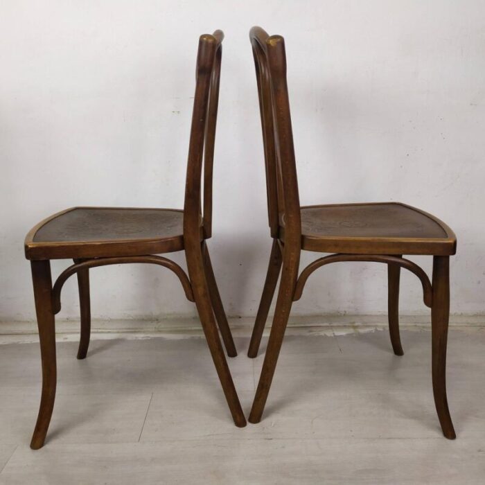 bistro chairs by michael thonet for thonet 1890s set of 6 9106