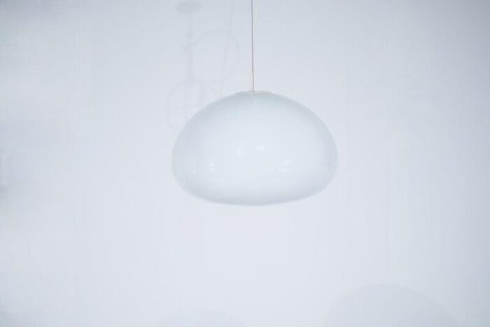 black and white ceiling lamp by pier giacomo and achille castiglioni for flos 1970s 6443