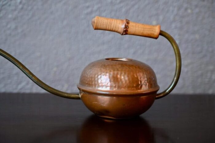 boheme hammered copper interior watering can 1960s 5