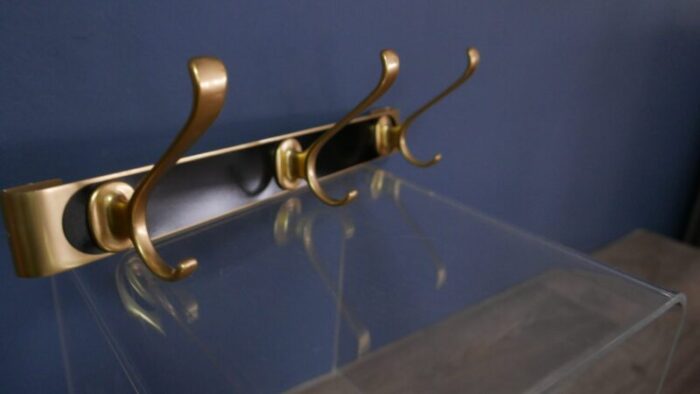 brass coat rack by walter bosse for hertha baller 1950s 2736