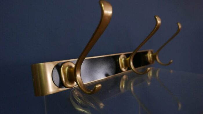 brass coat rack by walter bosse for hertha baller 1950s 3329