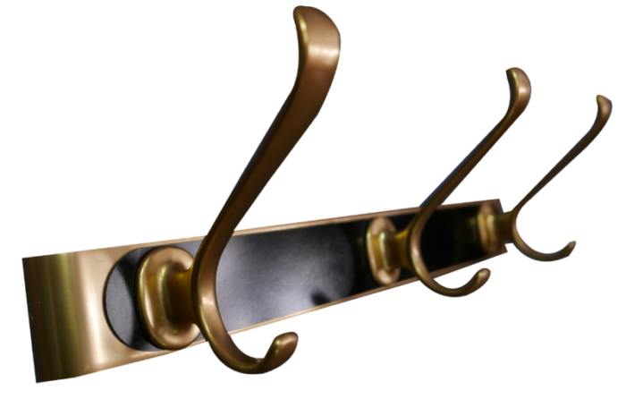 brass coat rack by walter bosse for hertha baller 1950s 7026