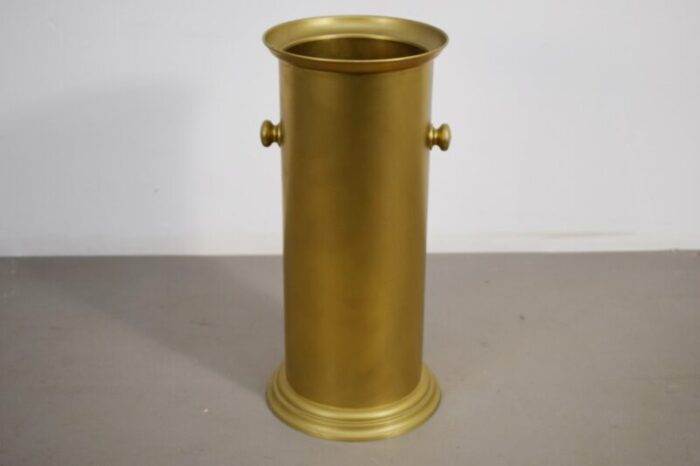 brass umbrella stand italy 1970s 1