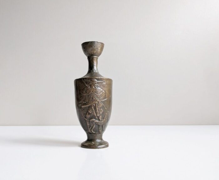 bronze vase by horst dalbeck 1970s 2