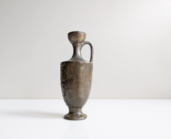 bronze vase by horst dalbeck 1970s 3