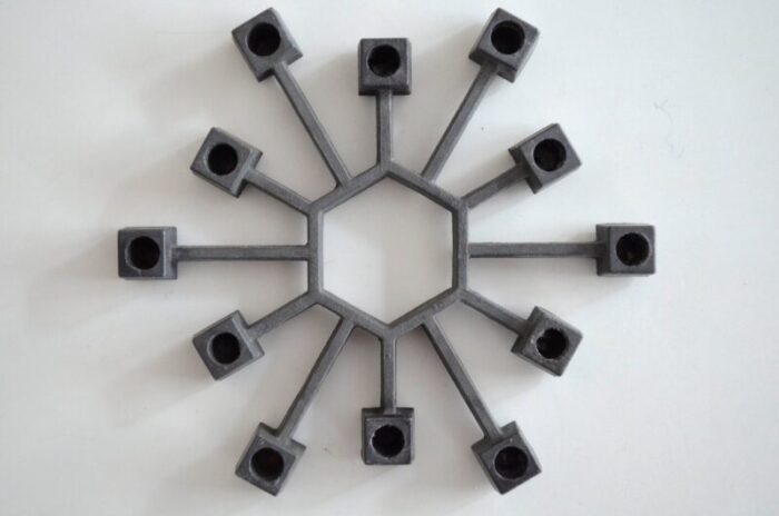 cast iron candleholder by jens h quistgaard for paro 1960s 1