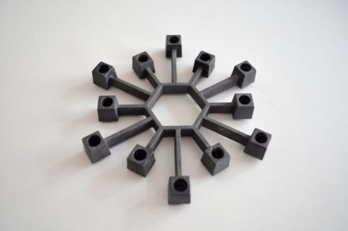 cast iron candleholder by jens h quistgaard for paro 1960s 5