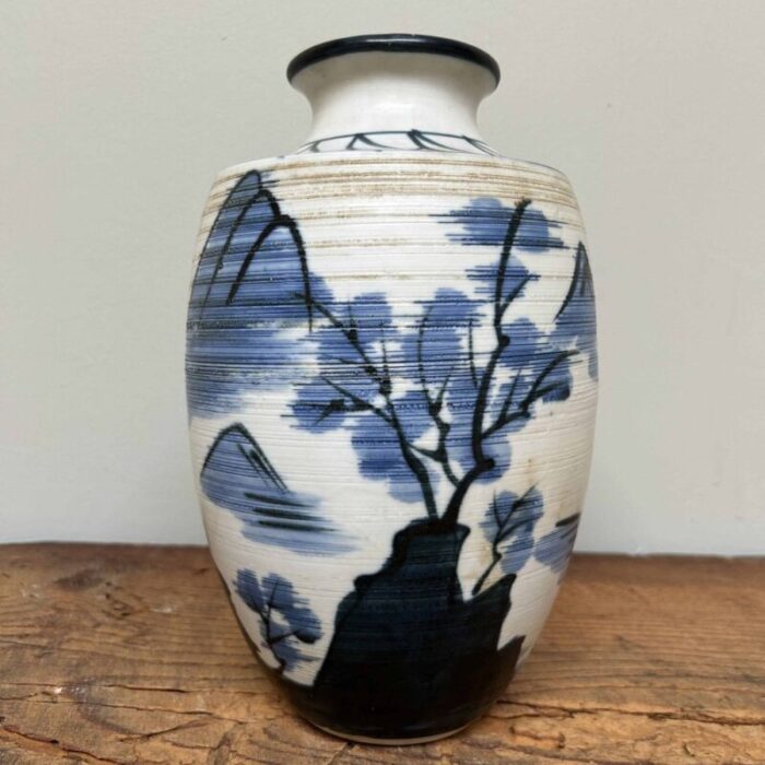 ceramic ikebana flower vase 1950s 14