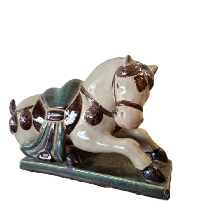 chinese tang style ceramic horse 1950s 2