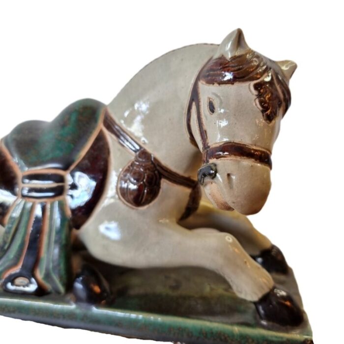 chinese tang style ceramic horse 1950s 3