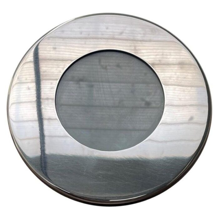 circular photo frame by gabriella crespi italy 1970s 1