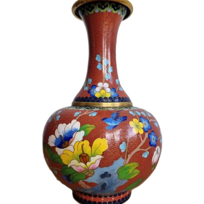 cloisonne gourd vase 1970s 1