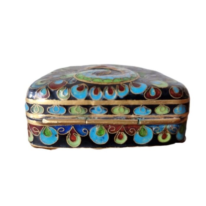 cloisonne jewelry box china 1980s 5