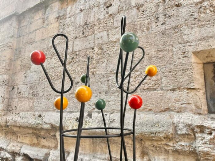 coat rack by roger feraud 1950s 6