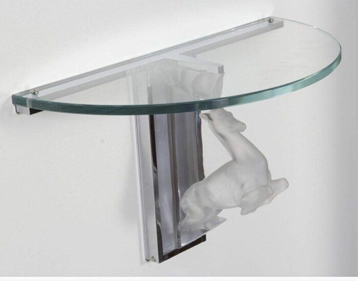 console by lalique france 1970s 6800