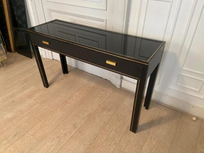 console with drawer attributed to pierre vandel 1970s 3464