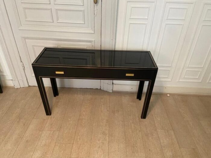 console with drawer attributed to pierre vandel 1970s 3599