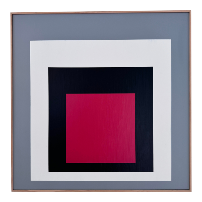 contemporary bauhaus style painting framed 4500