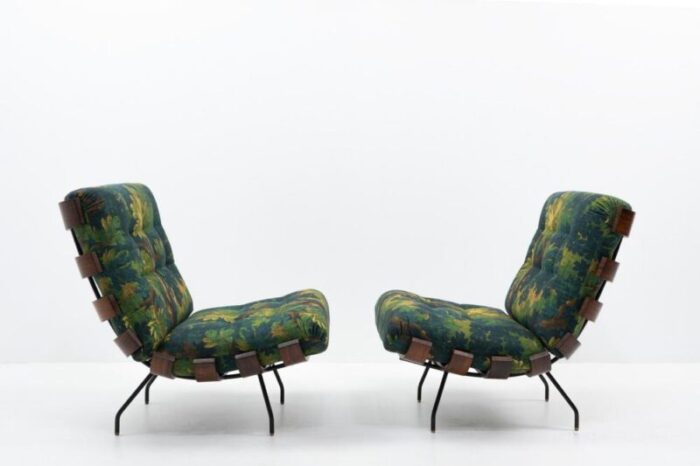 costela lounge chairs by hauner and eisler for forma moveis 1950s set of 2 3470