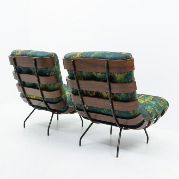 costela lounge chairs by hauner and eisler for forma moveis 1950s set of 2 4704