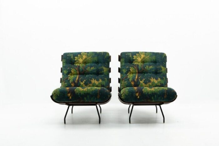 costela lounge chairs by hauner and eisler for forma moveis 1950s set of 2 7822