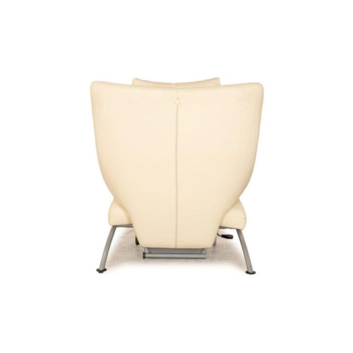 cream solo 699 leather lounge chair from wk wohnen 5089