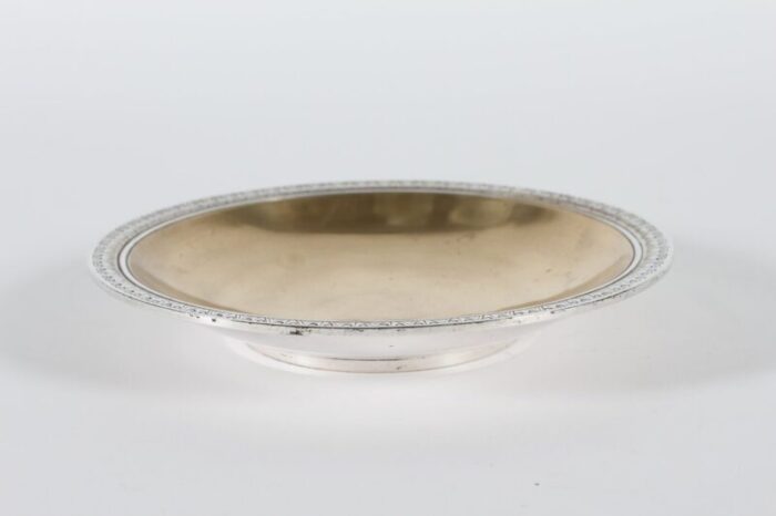 danish art deco decorative bronze bowl with silver and gold by just andersen 1930s 5