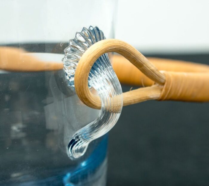 danish glass ice bucket by per luetken for holmegaard 1960s 3